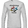 Tee Shirts Men Casual Clothing For Extreme Sports Fans-Skydiver Team Long Sleeve